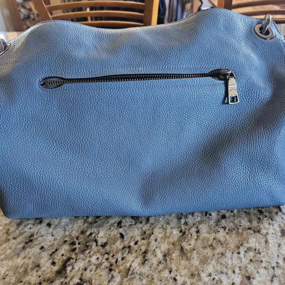 Coach F24947 Pebbled Blue/Gunmetal Nomad Shoulder/Crossbody - Picture 2 of 4